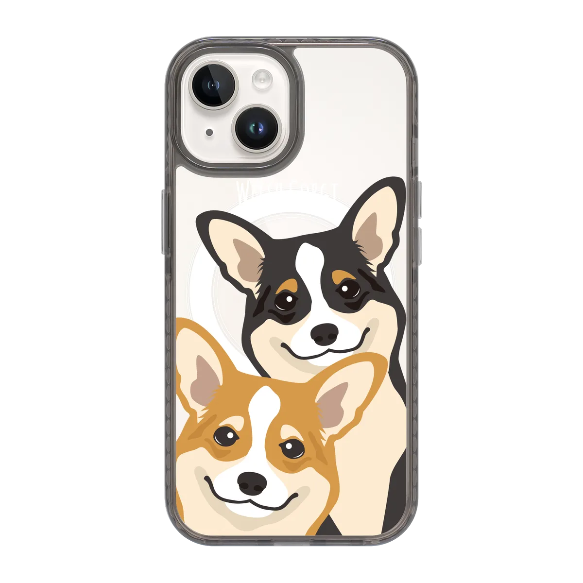 2319-iphone-15-golden-case-magsafe-compatible-transparent-black