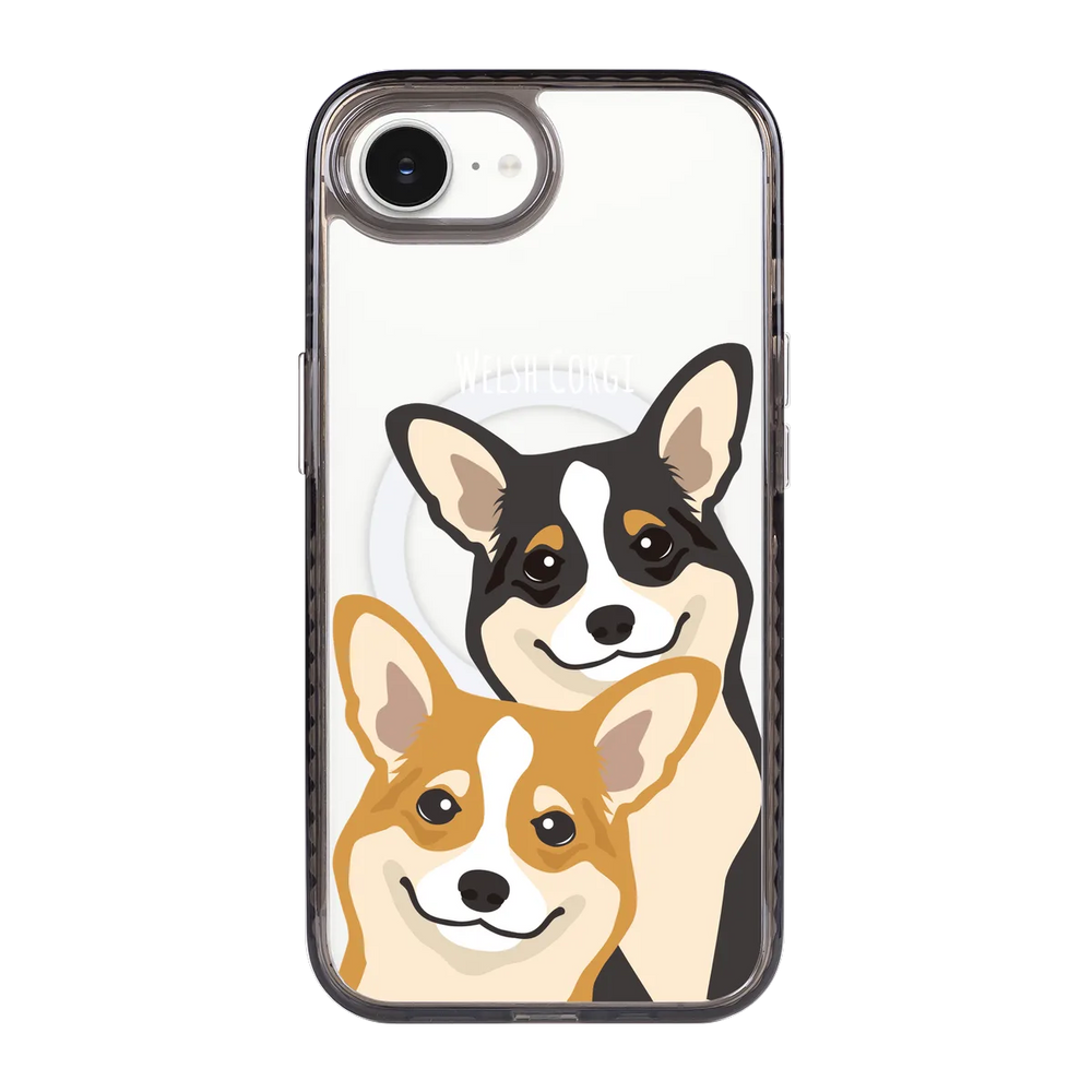 2319-iphone-16-e-golden-case-magsafe-compatible-transparent-black