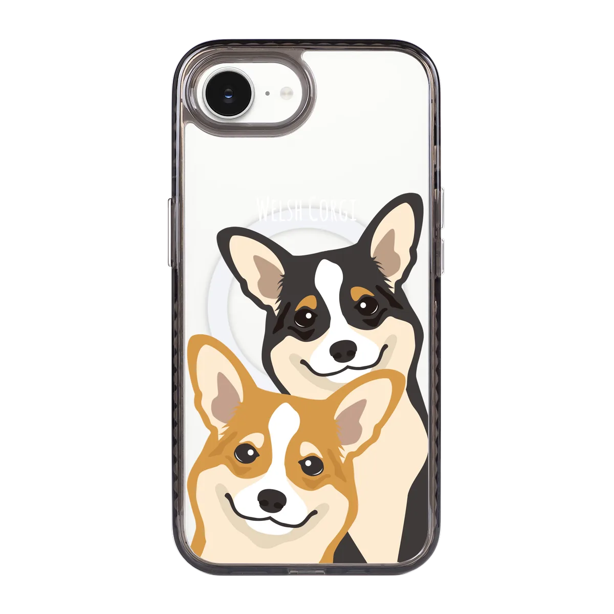 2319-iphone-16-e-golden-case-magsafe-compatible-transparent-black