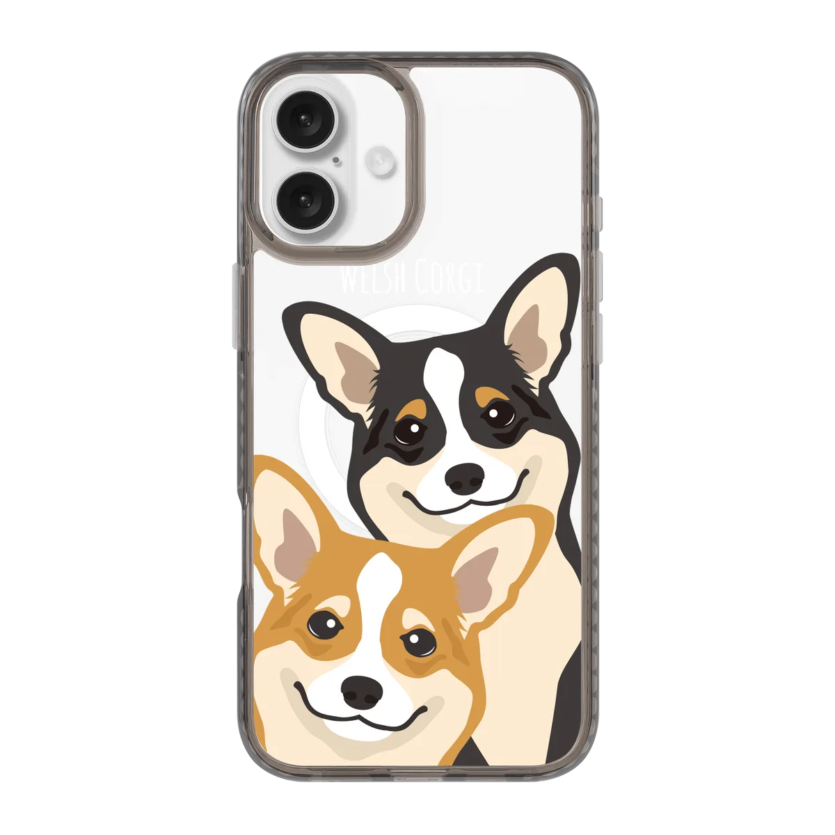 2319-iphone-16-plus-golden-case-magsafe-compatible-transparent-black