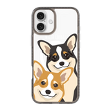 2319-iphone-16-plus-golden-case-magsafe-compatible-transparent-black