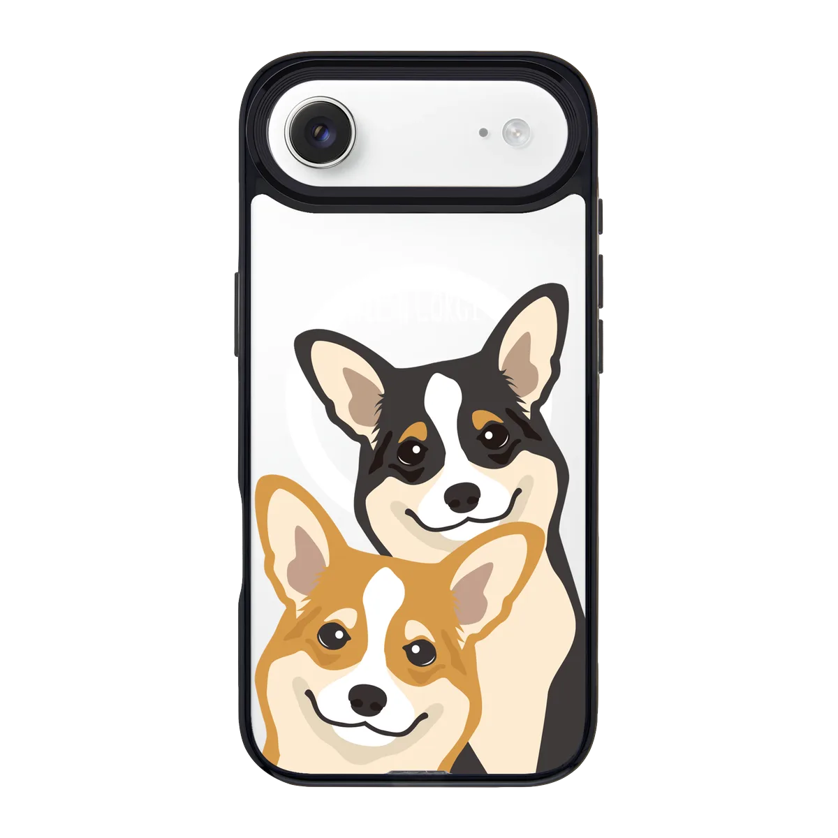 2319-iphone-17-air-goldensnap-case-magsafe-compatible-transparent-black