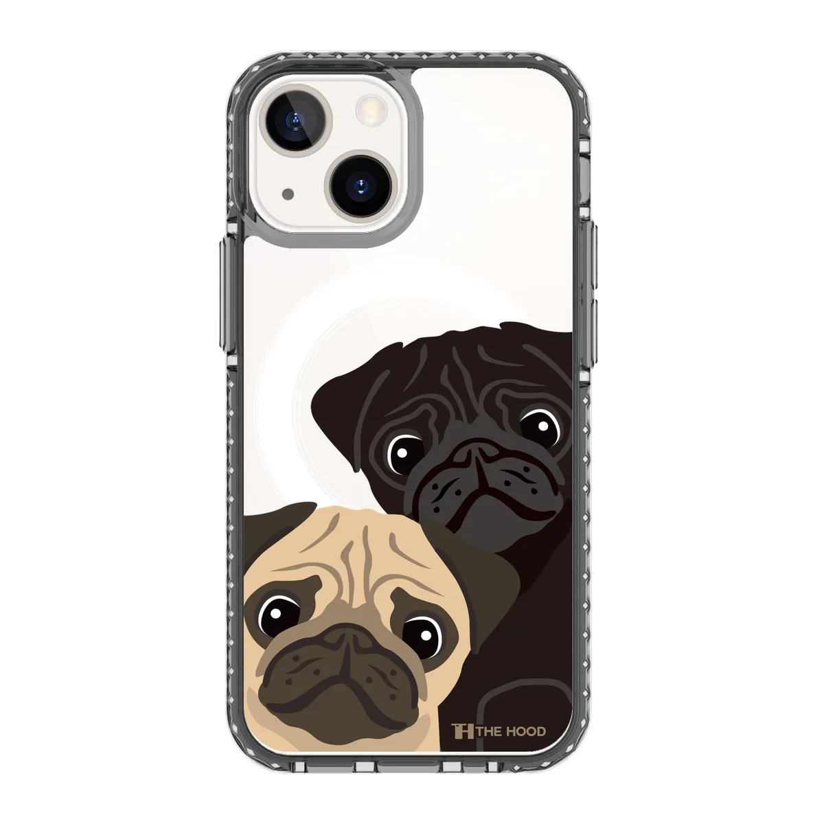 2320-iphone-13-mini-golden-case-magsafe-compatible-transparent-black
