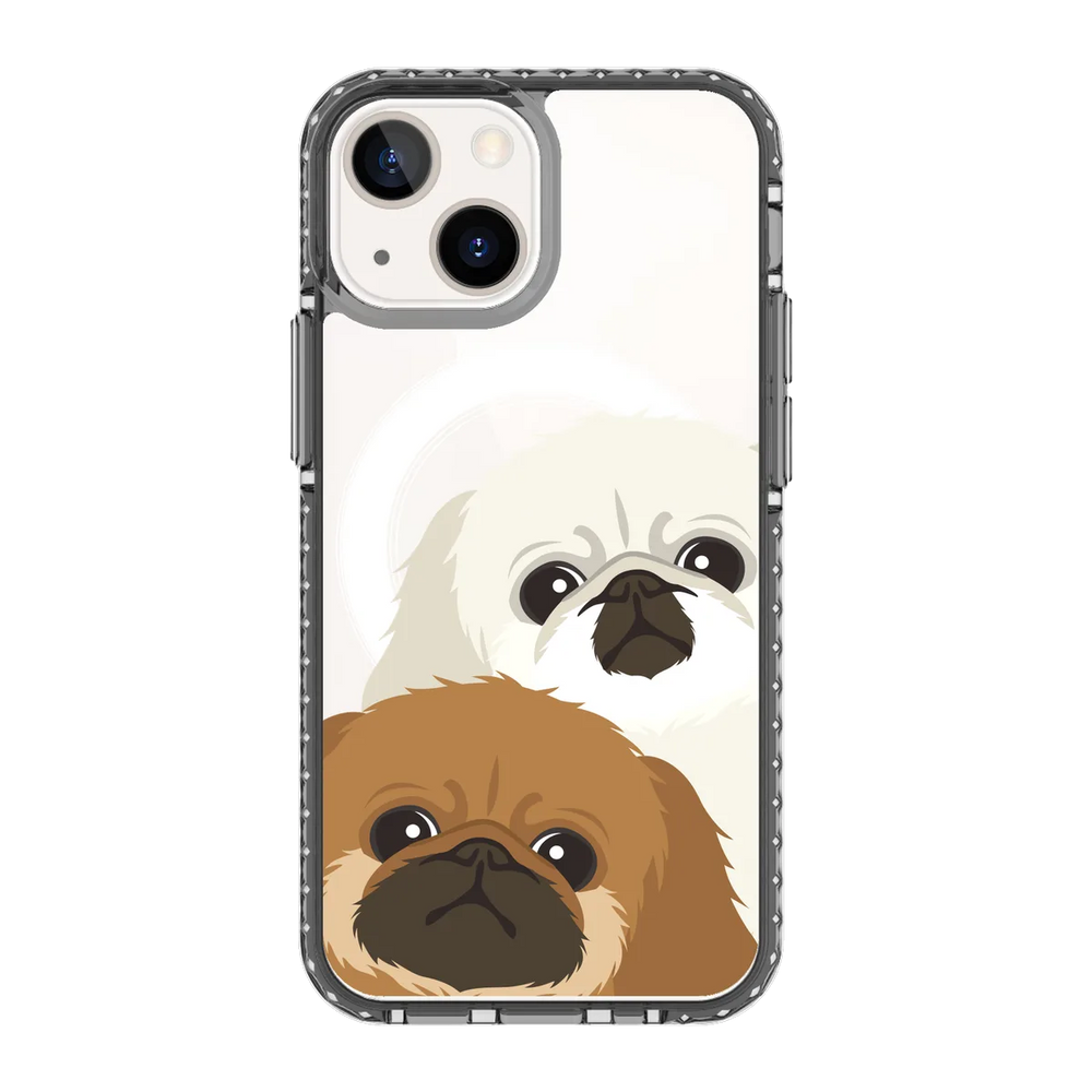 2322-iphone-13-mini-golden-case-magsafe-compatible-transparent-black