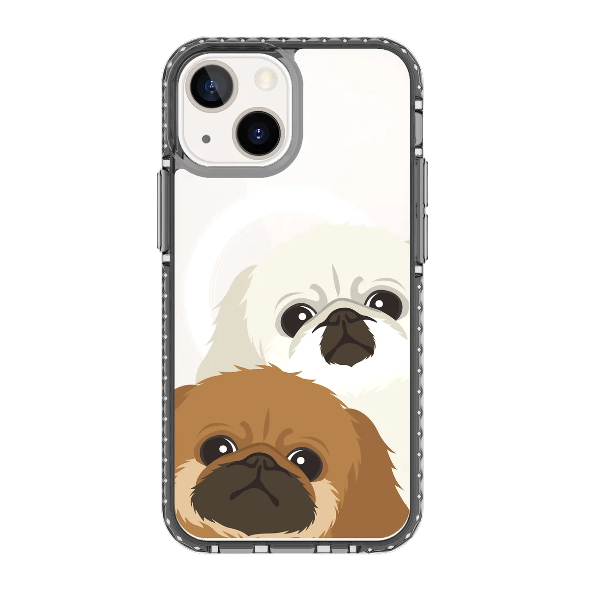 2322-iphone-13-mini-golden-case-magsafe-compatible-transparent-black