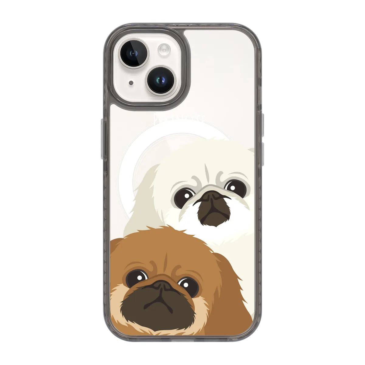 2322-iphone-15-golden-case-magsafe-compatible-transparent-black