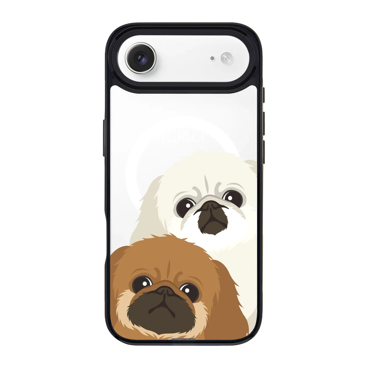 2322-iphone-17-air-goldensnap-case-magsafe-compatible-transparent-black