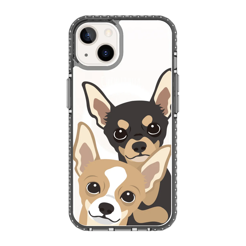 2323-iphone-13-golden-case-magsafe-compatible-transparent-black