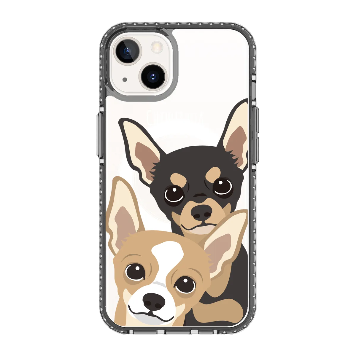 2323-iphone-13-golden-case-magsafe-compatible-transparent-black