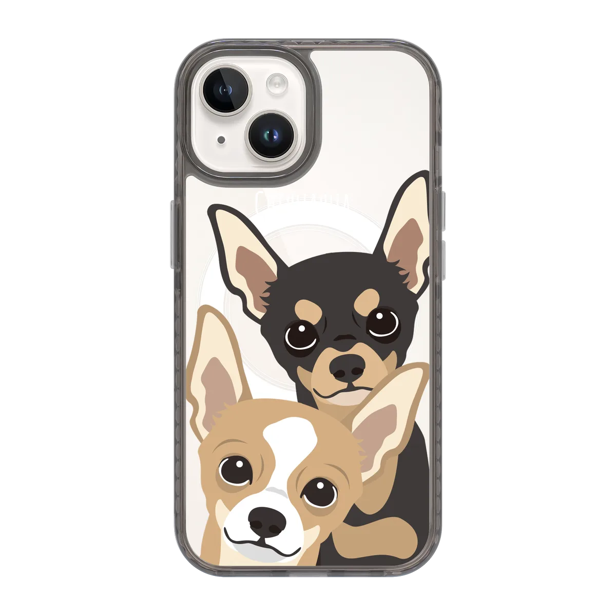2323-iphone-15-golden-case-magsafe-compatible-transparent-black