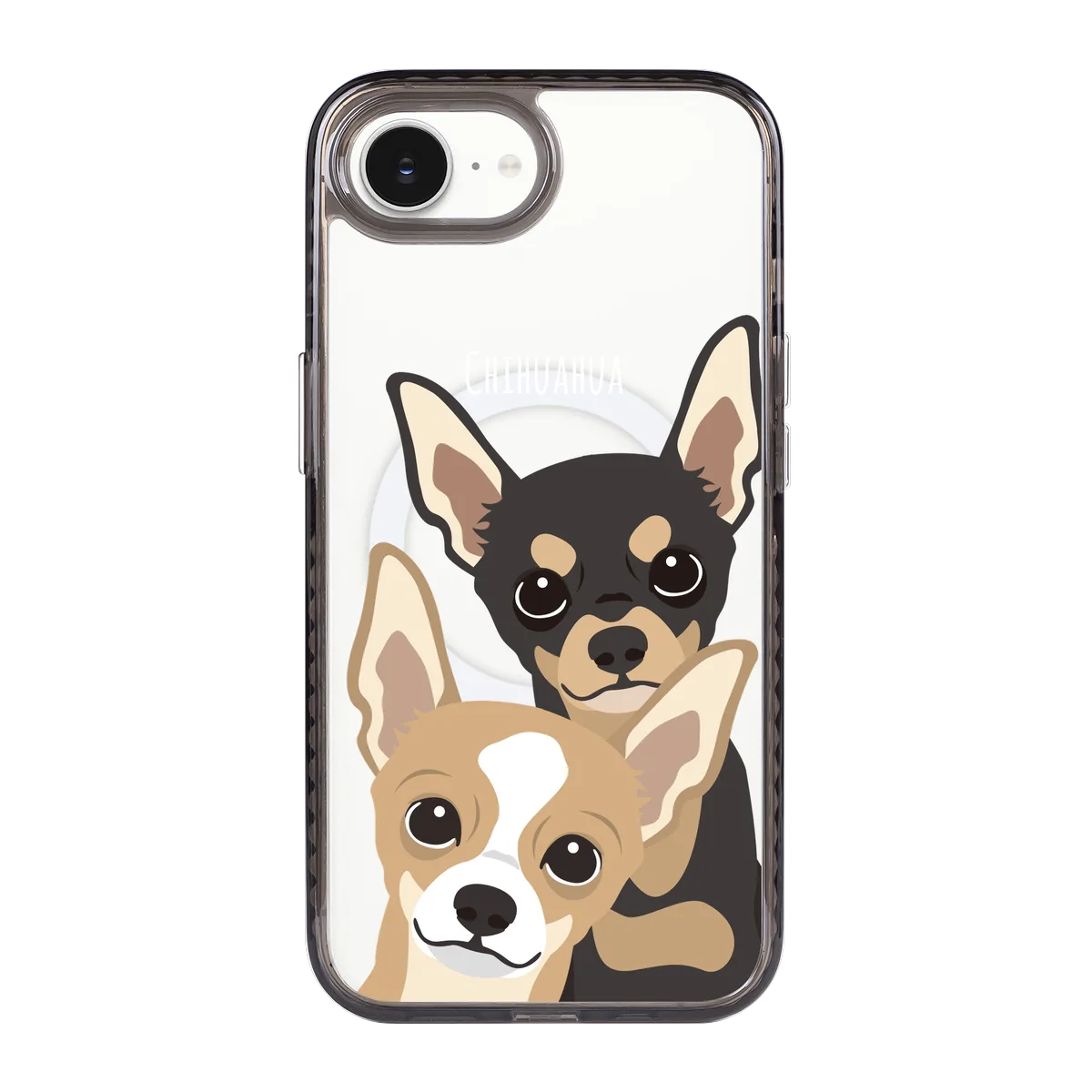 2323-iphone-16-e-golden-case-magsafe-compatible-transparent-black