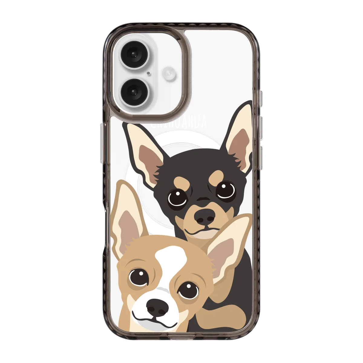 2323-iphone-16-golden-case-magsafe-compatible-transparent-black