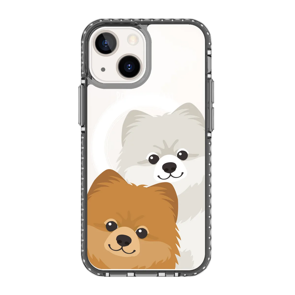 2325-iphone-13-mini-golden-case-magsafe-compatible-transparent-black
