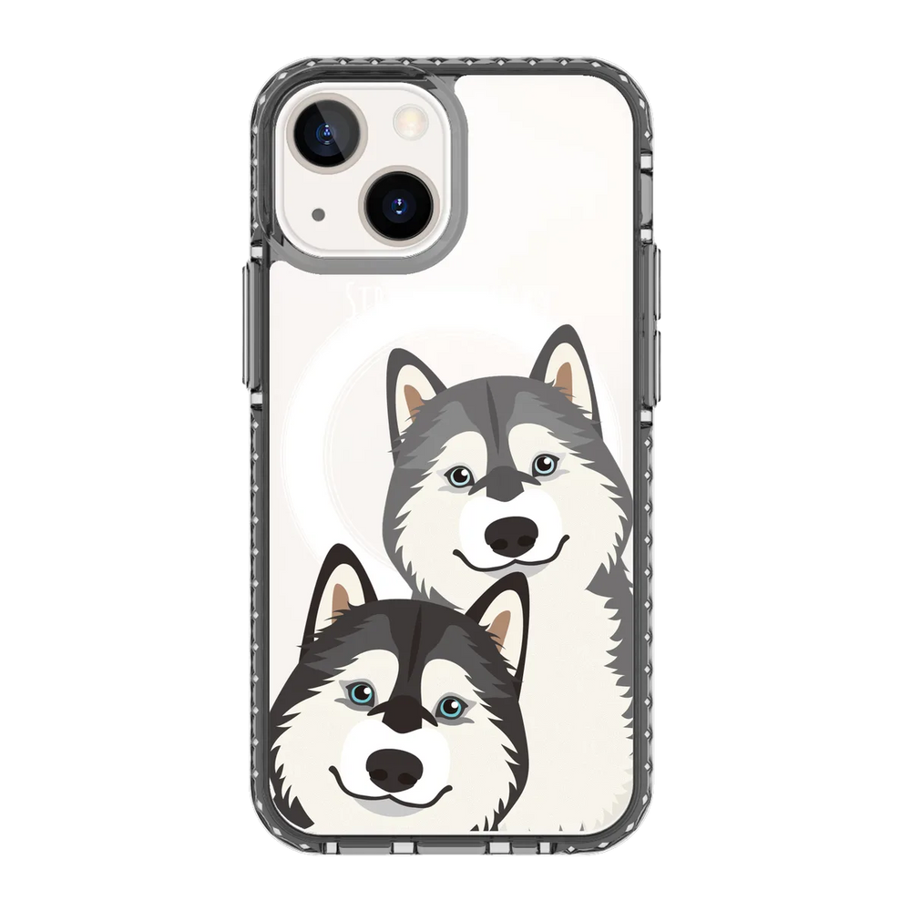 2328-iphone-13-mini-golden-case-magsafe-compatible-transparent-black