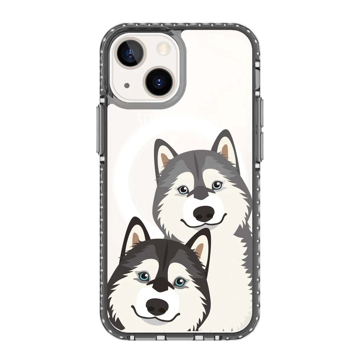2328-iphone-13-mini-golden-case-magsafe-compatible-transparent-black