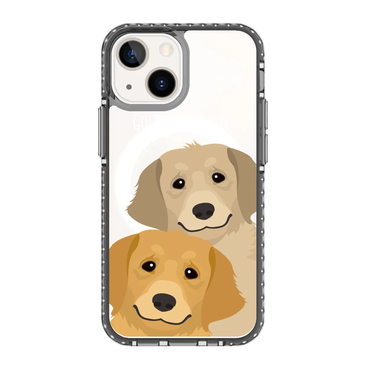 2330-iphone-13-mini-golden-case-magsafe-compatible-transparent-black
