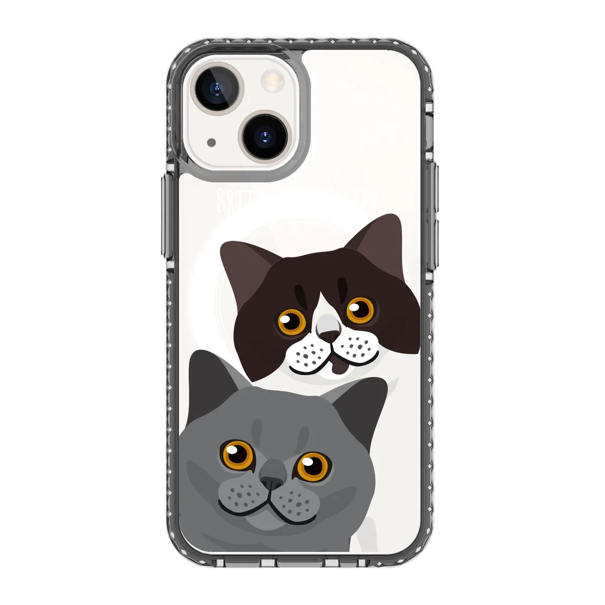 2334-iphone-13-mini-golden-case-magsafe-compatible-transparent-black