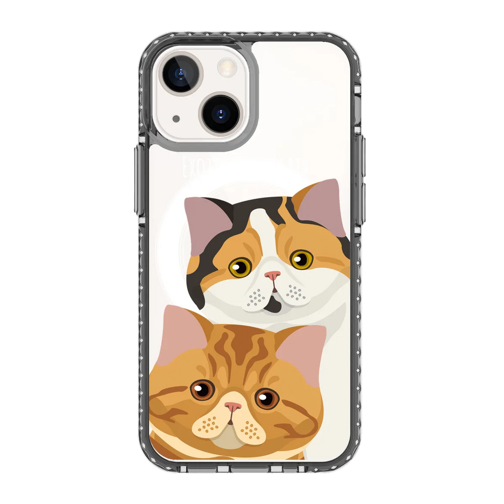 2337-iphone-13-mini-golden-case-magsafe-compatible-transparent-black