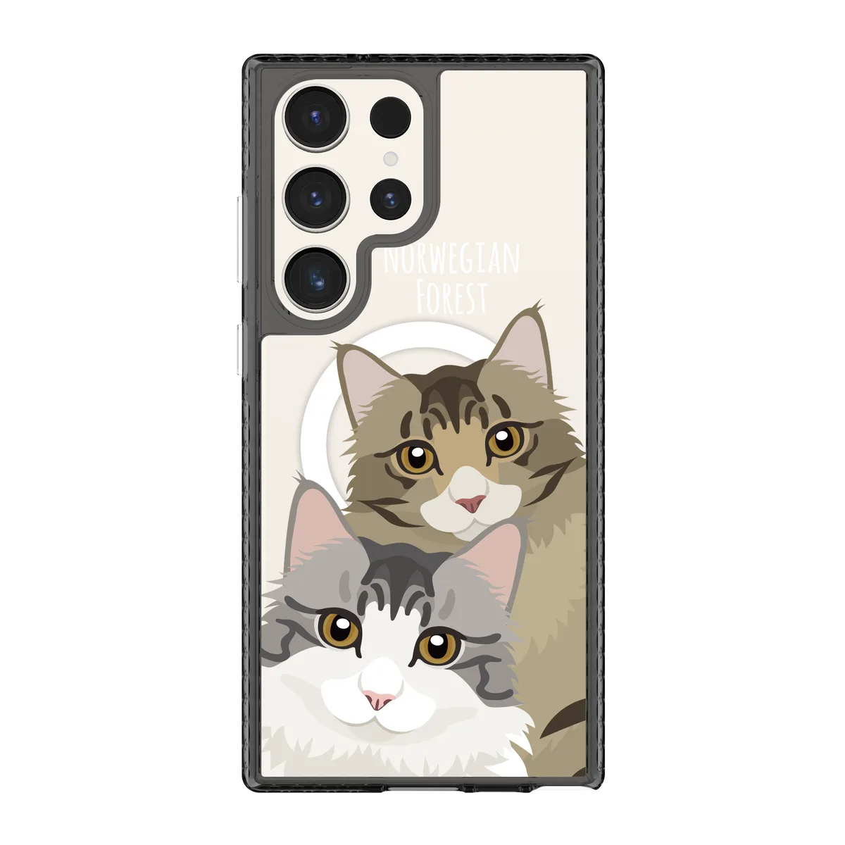 2338-galaxy-s23-ultra-golden-case-magsafe-compatible-transparent-black