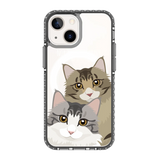 2338-iphone-13-mini-golden-case-magsafe-compatible-transparent-black