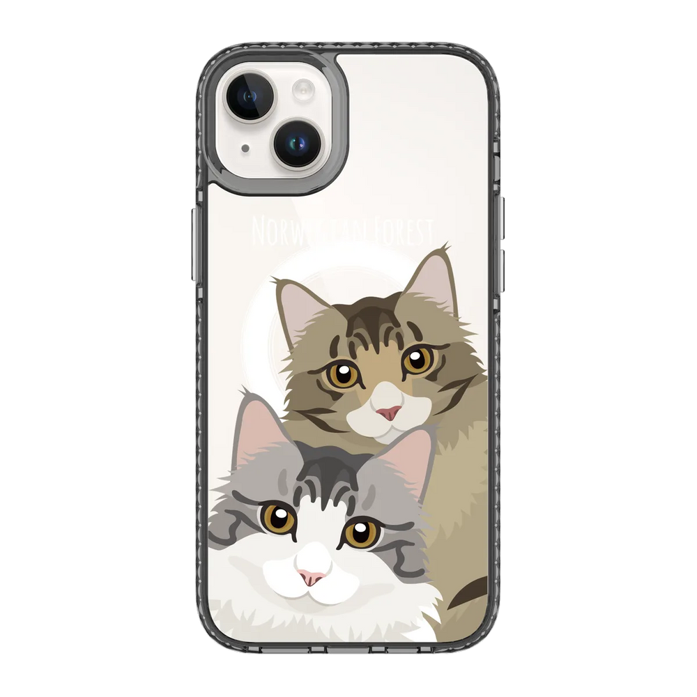 2338-iphone-14-plus-golden-case-magsafe-compatible-transparent-black