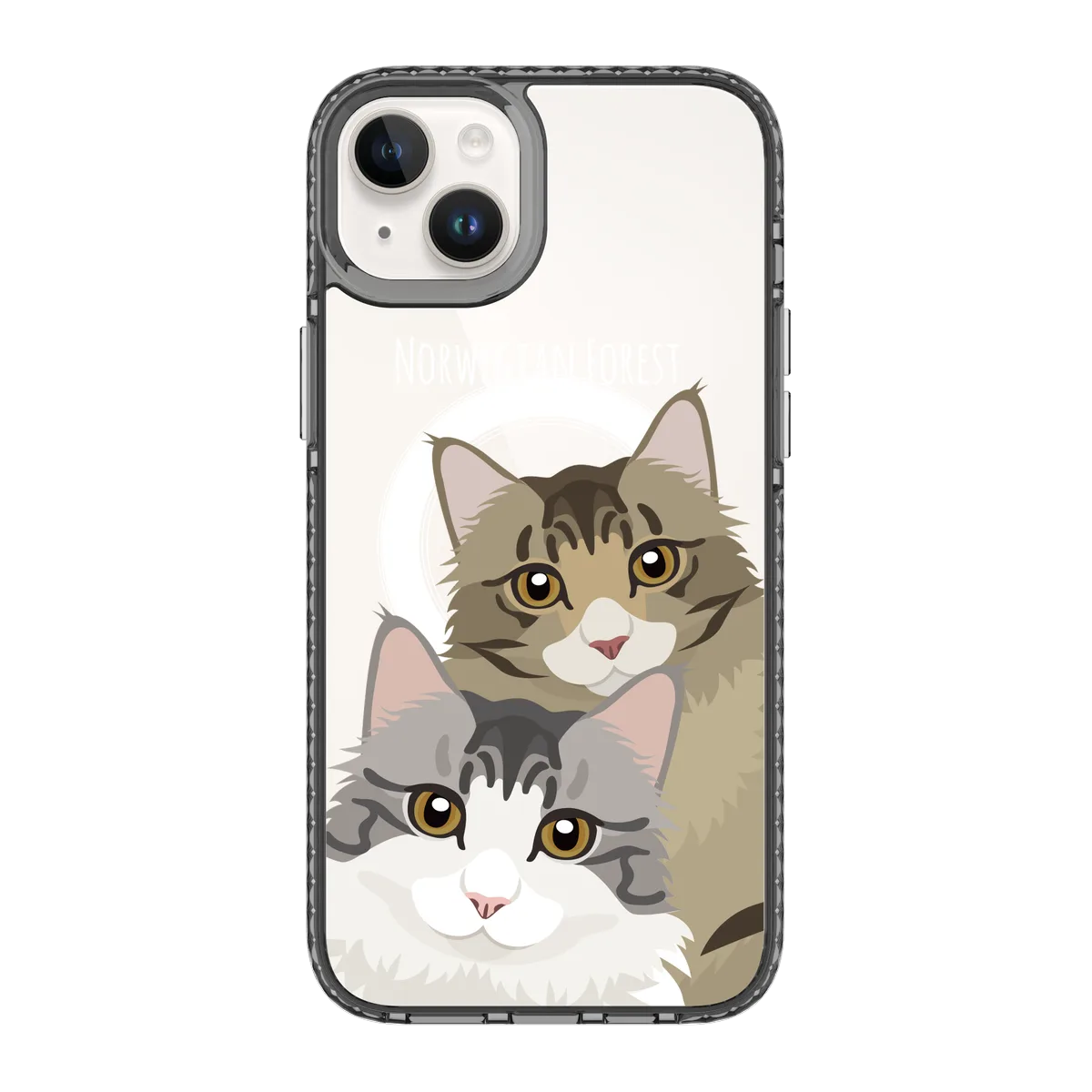 2338-iphone-14-plus-golden-case-magsafe-compatible-transparent-black