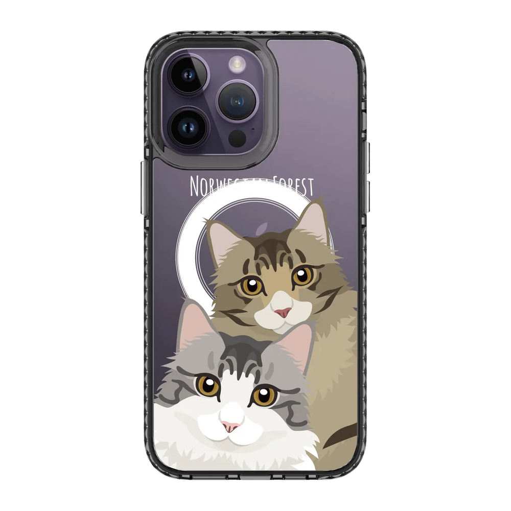 2338-iphone-14-pro-max-golden-case-magsafe-compatible-transparent-black