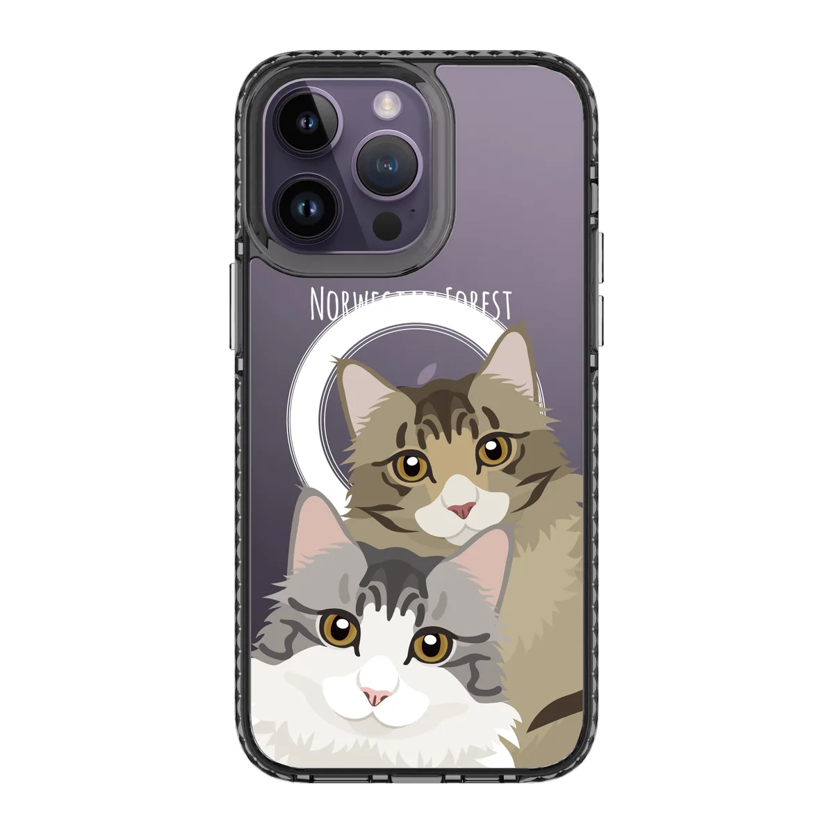 2338-iphone-14-pro-max-golden-case-magsafe-compatible-transparent-black