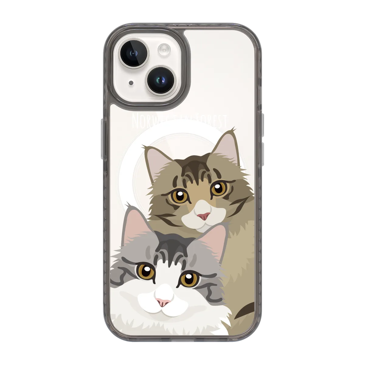 2338-iphone-15-golden-case-magsafe-compatible-transparent-black