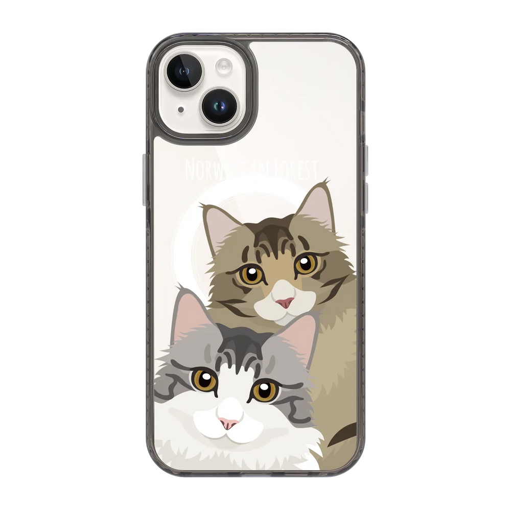 2338-iphone-15-plus-golden-case-magsafe-compatible-transparent-black