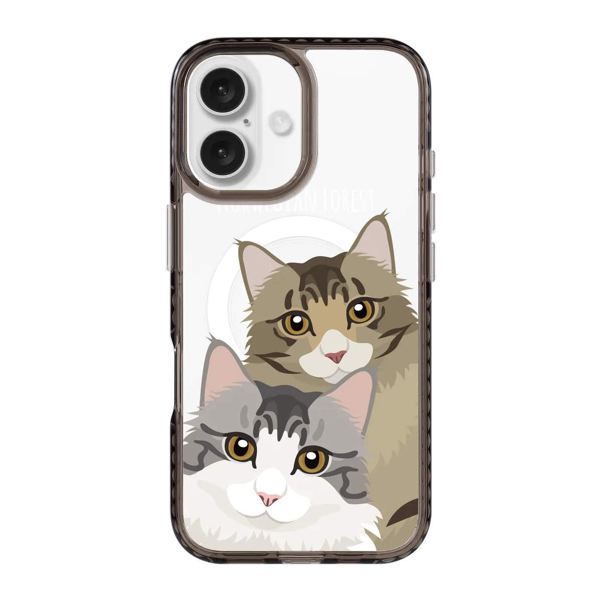 2338-iphone-16-golden-case-magsafe-compatible-transparent-black