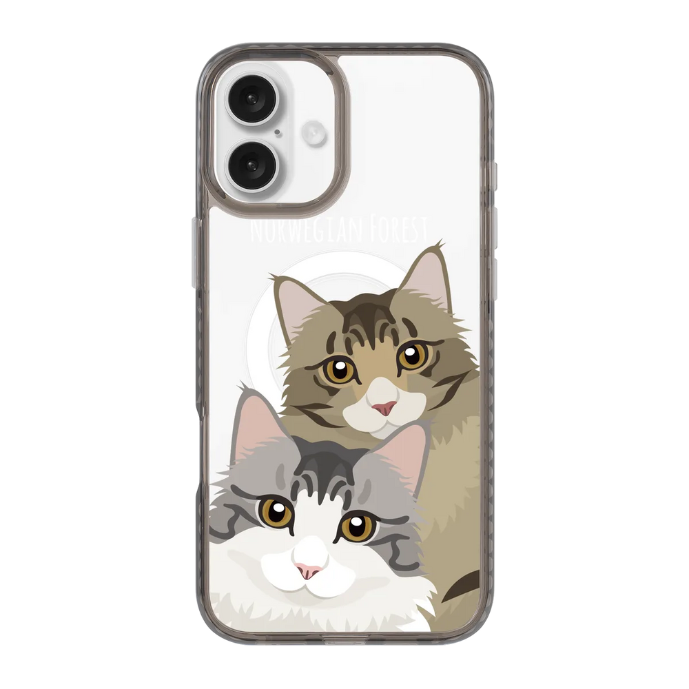 2338-iphone-16-plus-golden-case-magsafe-compatible-transparent-black