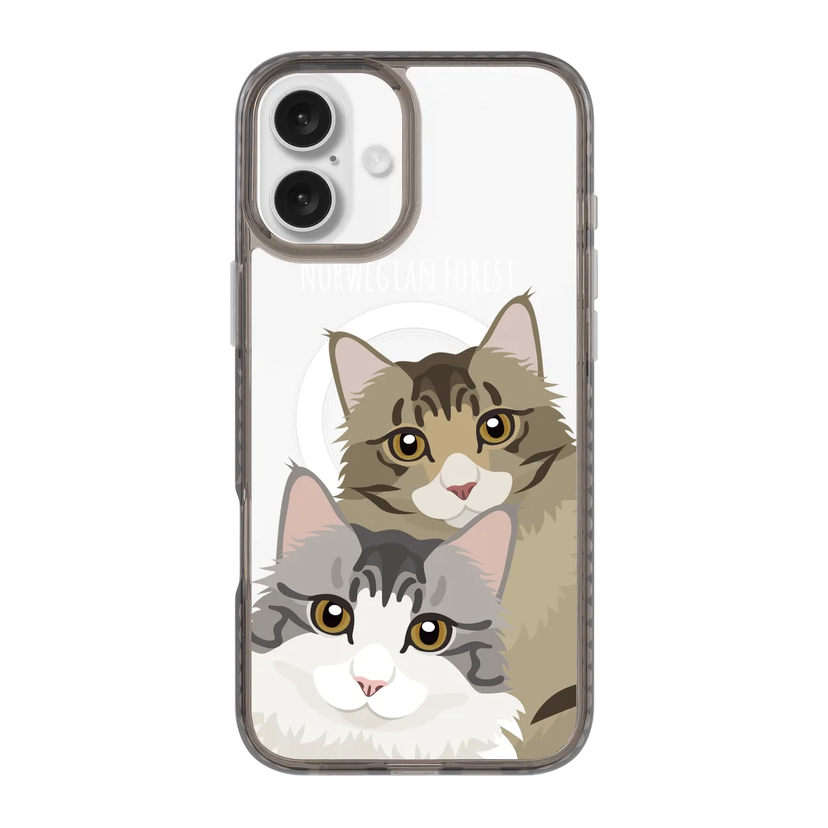 2338-iphone-16-plus-golden-case-magsafe-compatible-transparent-black