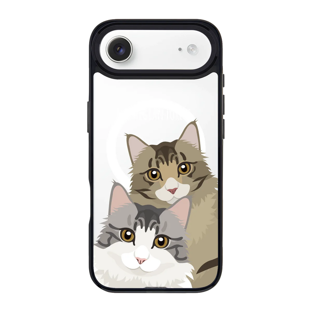 2338-iphone-17-air-goldensnap-case-magsafe-compatible-transparent-black