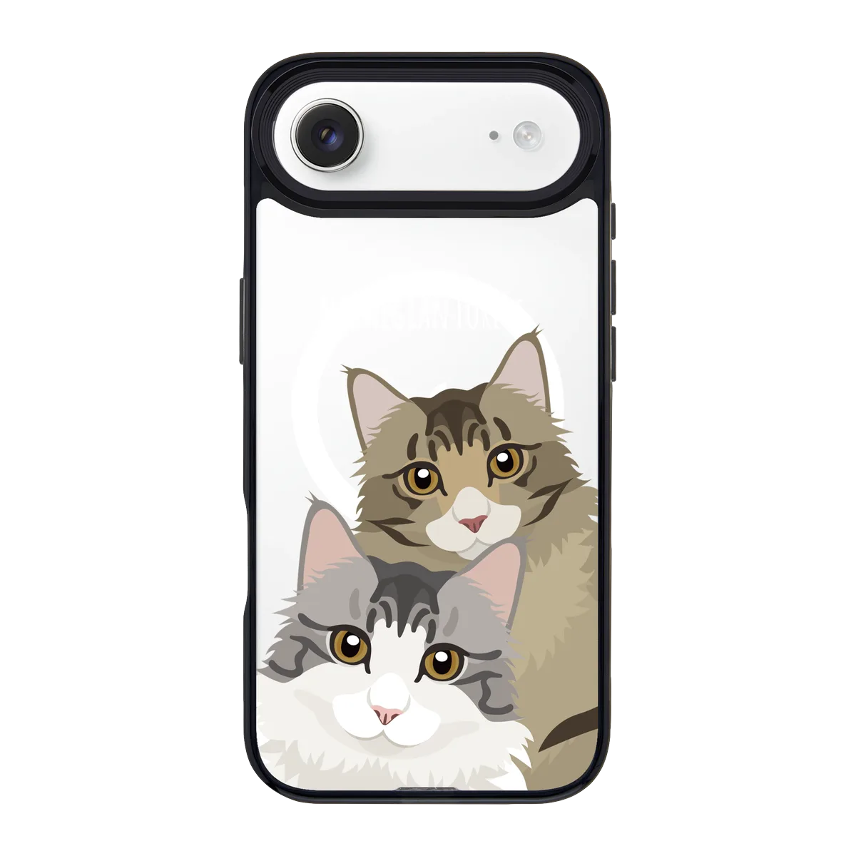 2338-iphone-17-air-goldensnap-case-magsafe-compatible-transparent-black