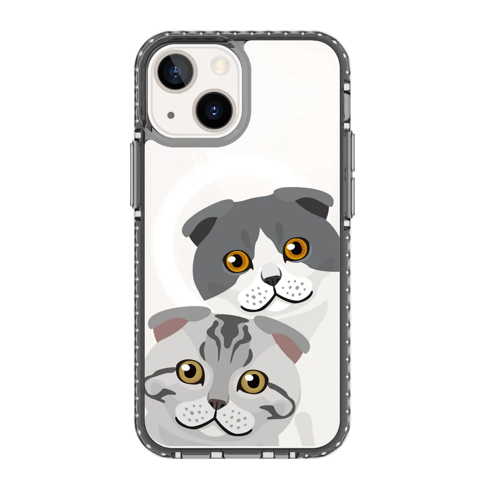 2342-iphone-13-mini-golden-case-magsafe-compatible-transparent-black
