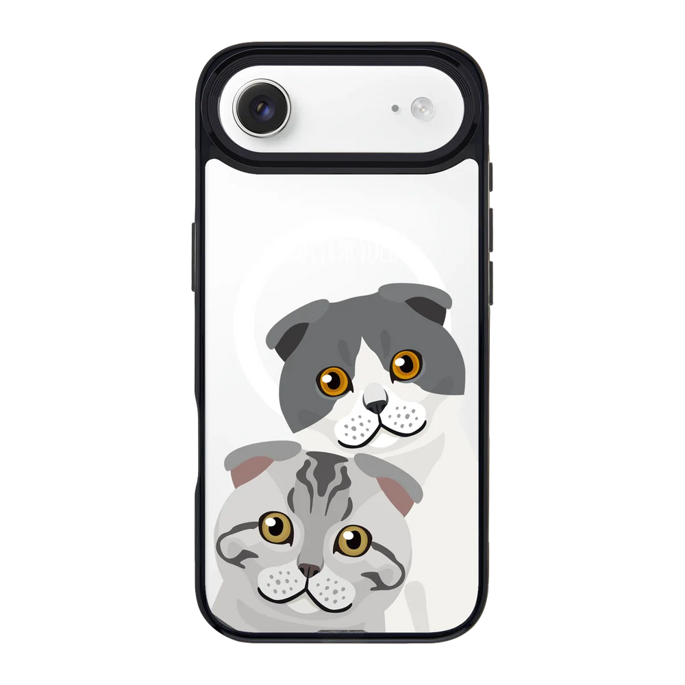 2342-iphone-17-air-goldensnap-case-magsafe-compatible-transparent-black