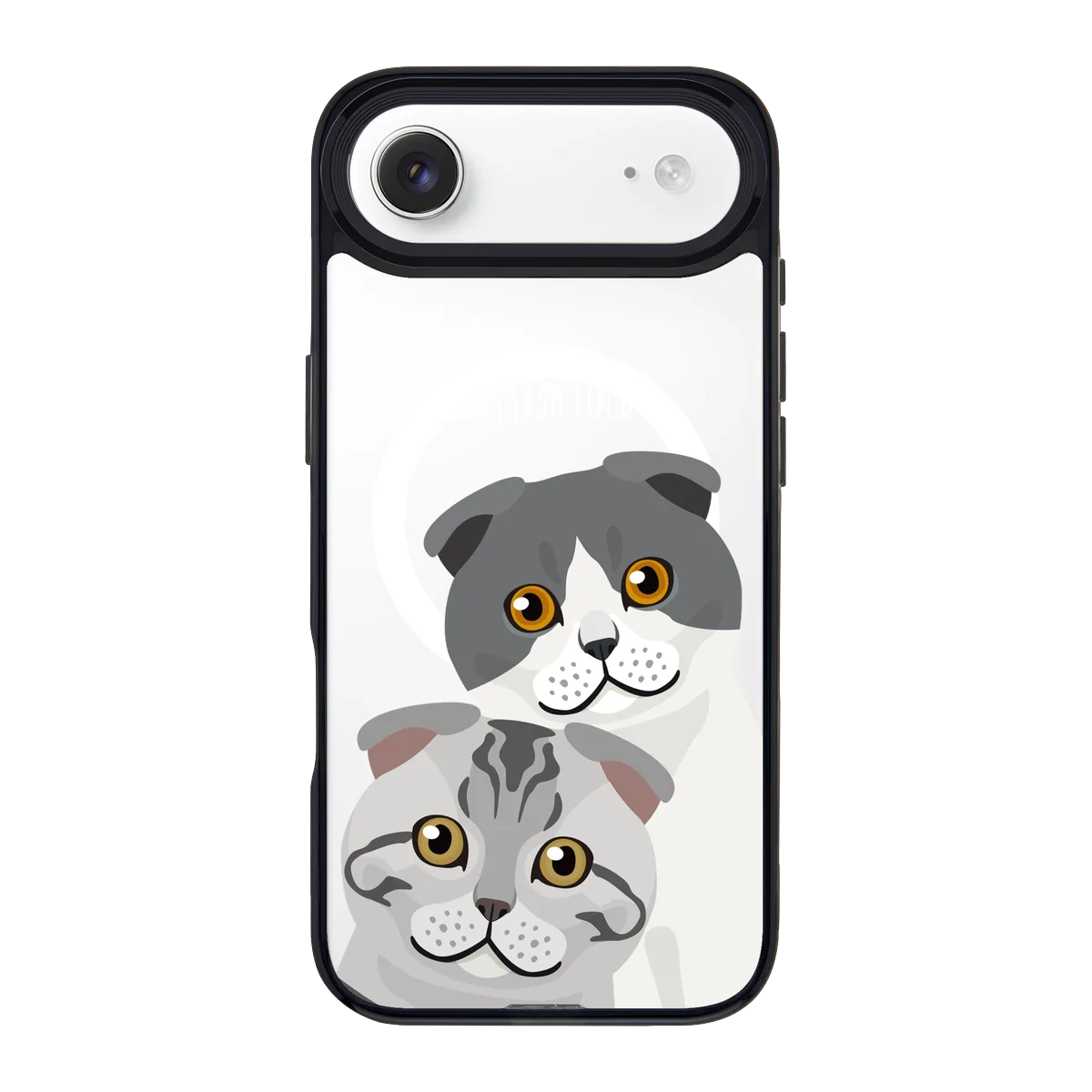 2342-iphone-17-air-goldensnap-case-magsafe-compatible-transparent-black