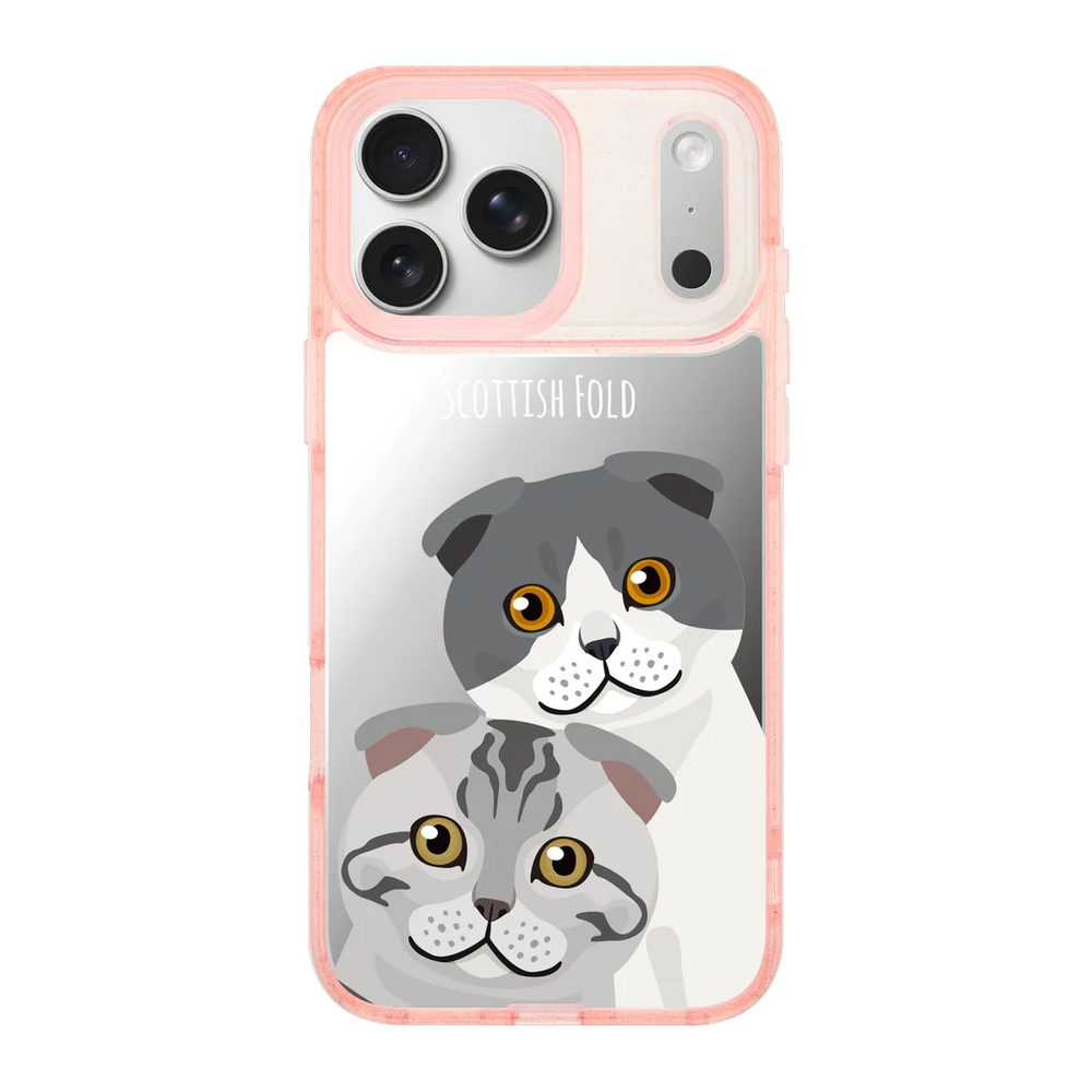 2342-iphone-17-pro-max-goldensnap-mirror-case-magsafe-compatible-pink-glitter