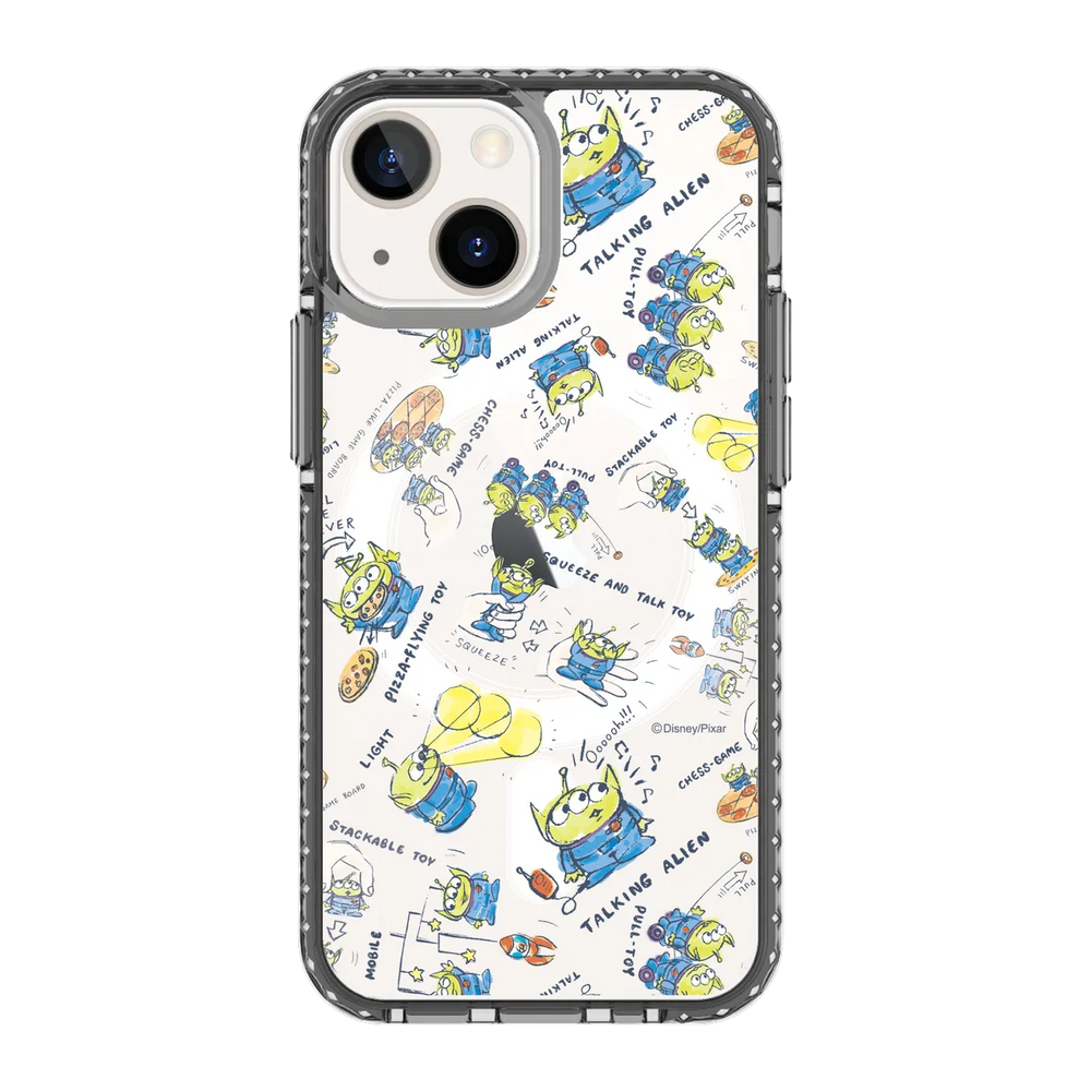 3494-iphone-13-mini-golden-case-magsafe-compatible-transparent-black