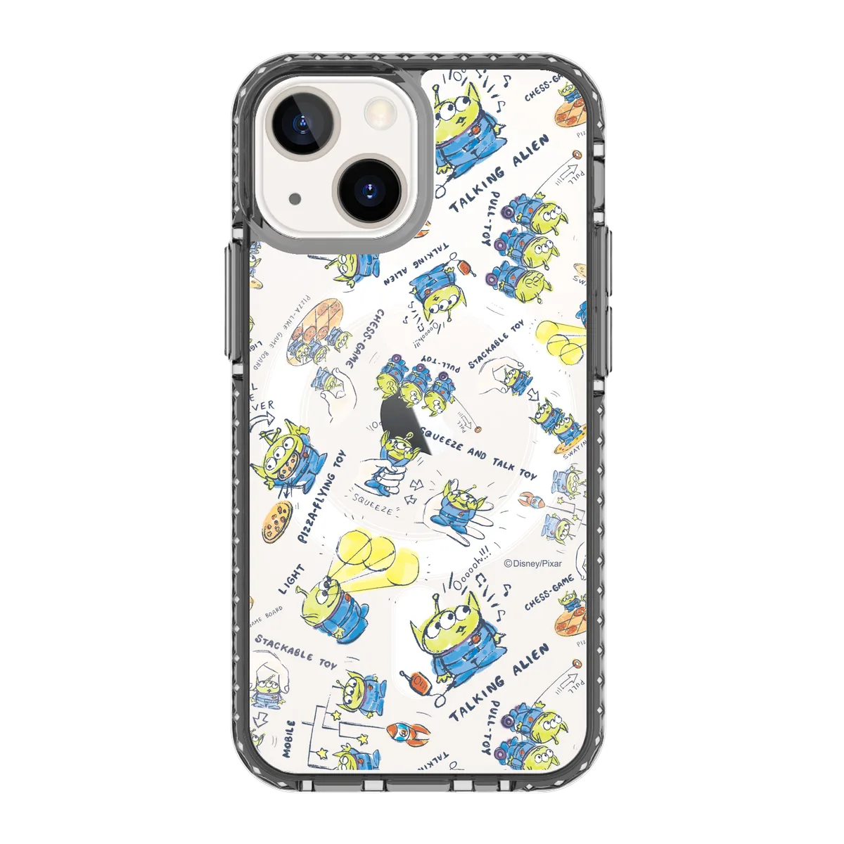3494-iphone-13-mini-golden-case-magsafe-compatible-transparent-black