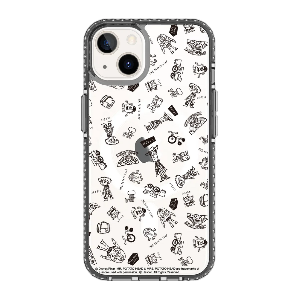 3509-iphone-13-golden-case-magsafe-compatible-transparent-black