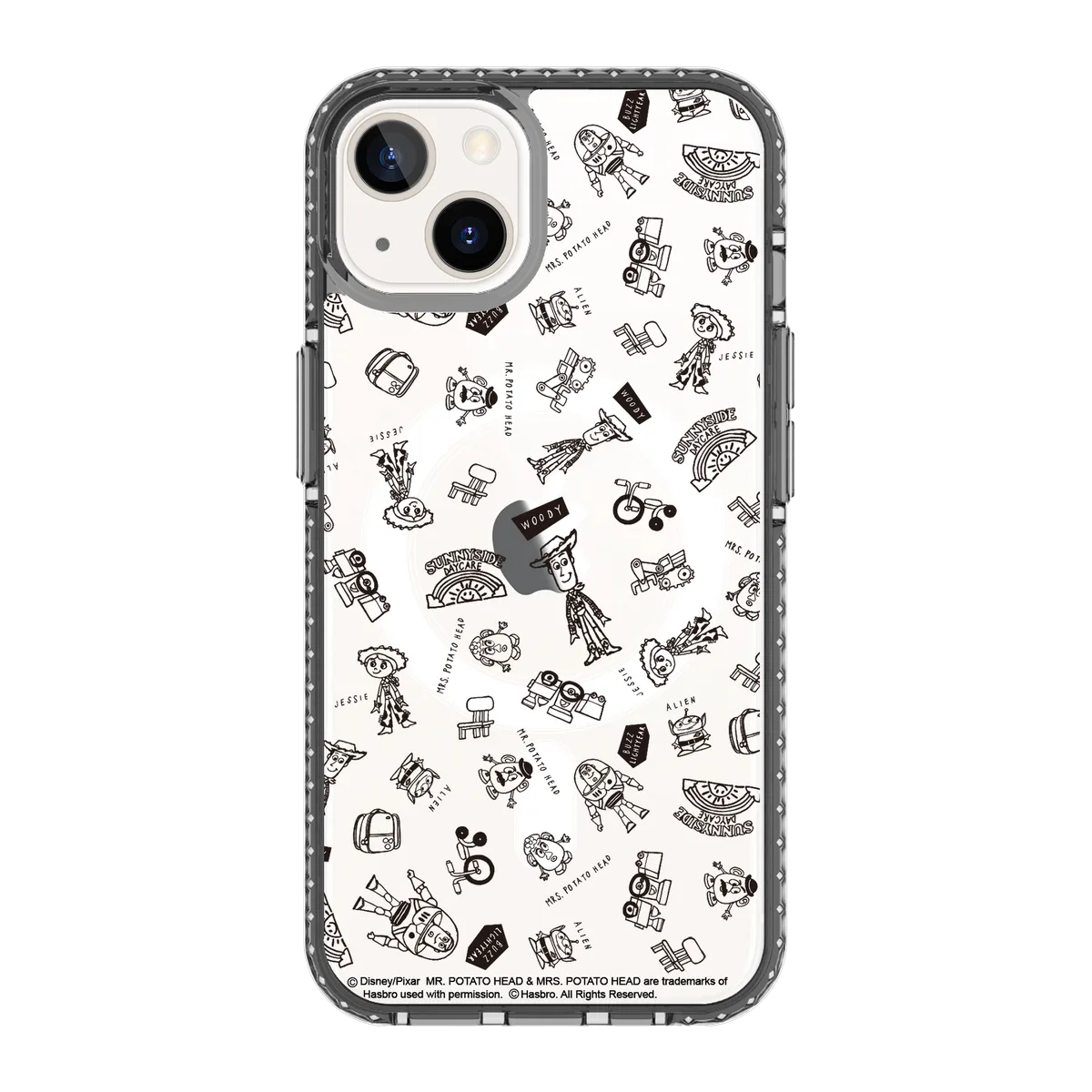 3509-iphone-13-golden-case-magsafe-compatible-transparent-black