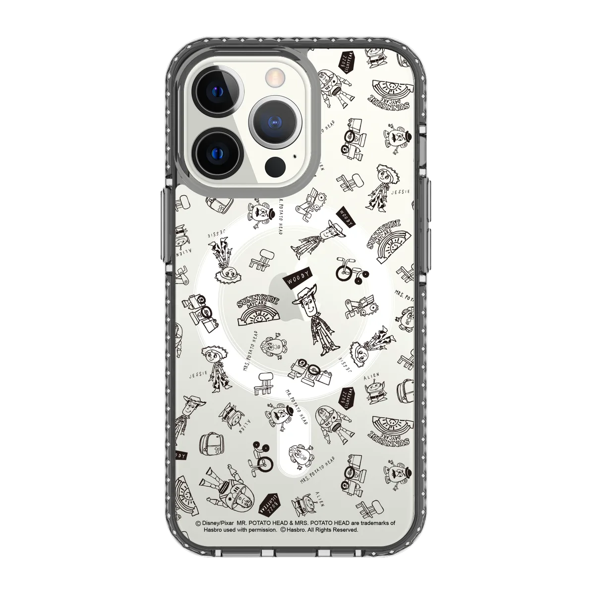3509-iphone-13-pro-golden-case-magsafe-compatible-transparent-black
