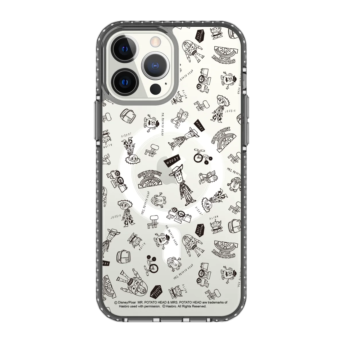 3509-iphone-13-pro-max-golden-case-magsafe-compatible-transparent-black