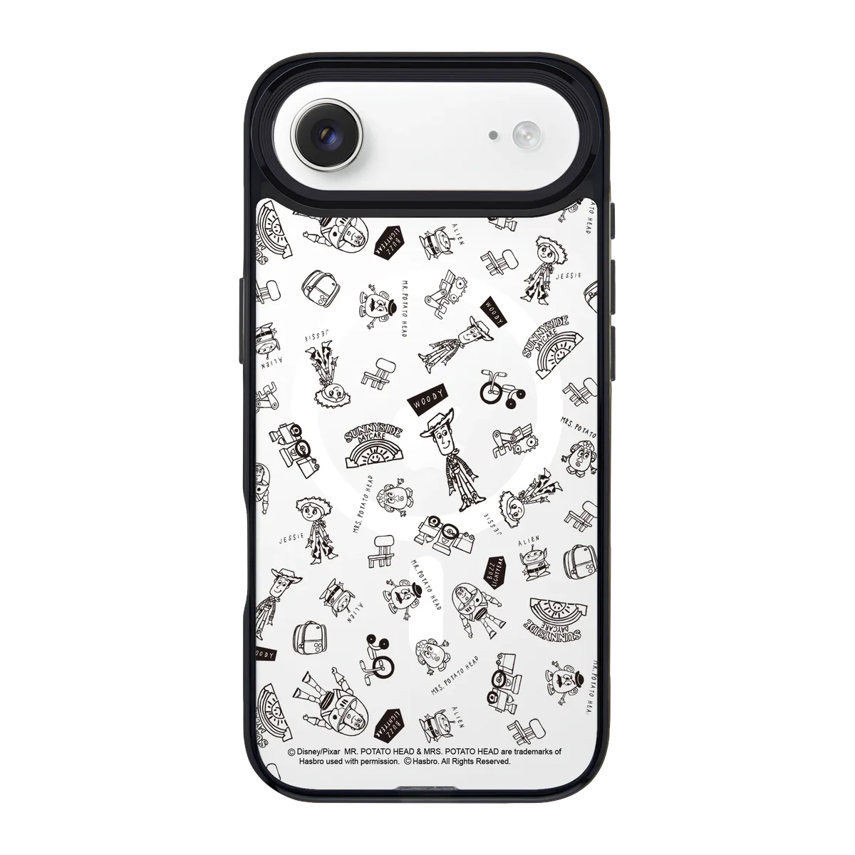 3509-iphone-17-air-goldensnap-case-magsafe-compatible-transparent-black
