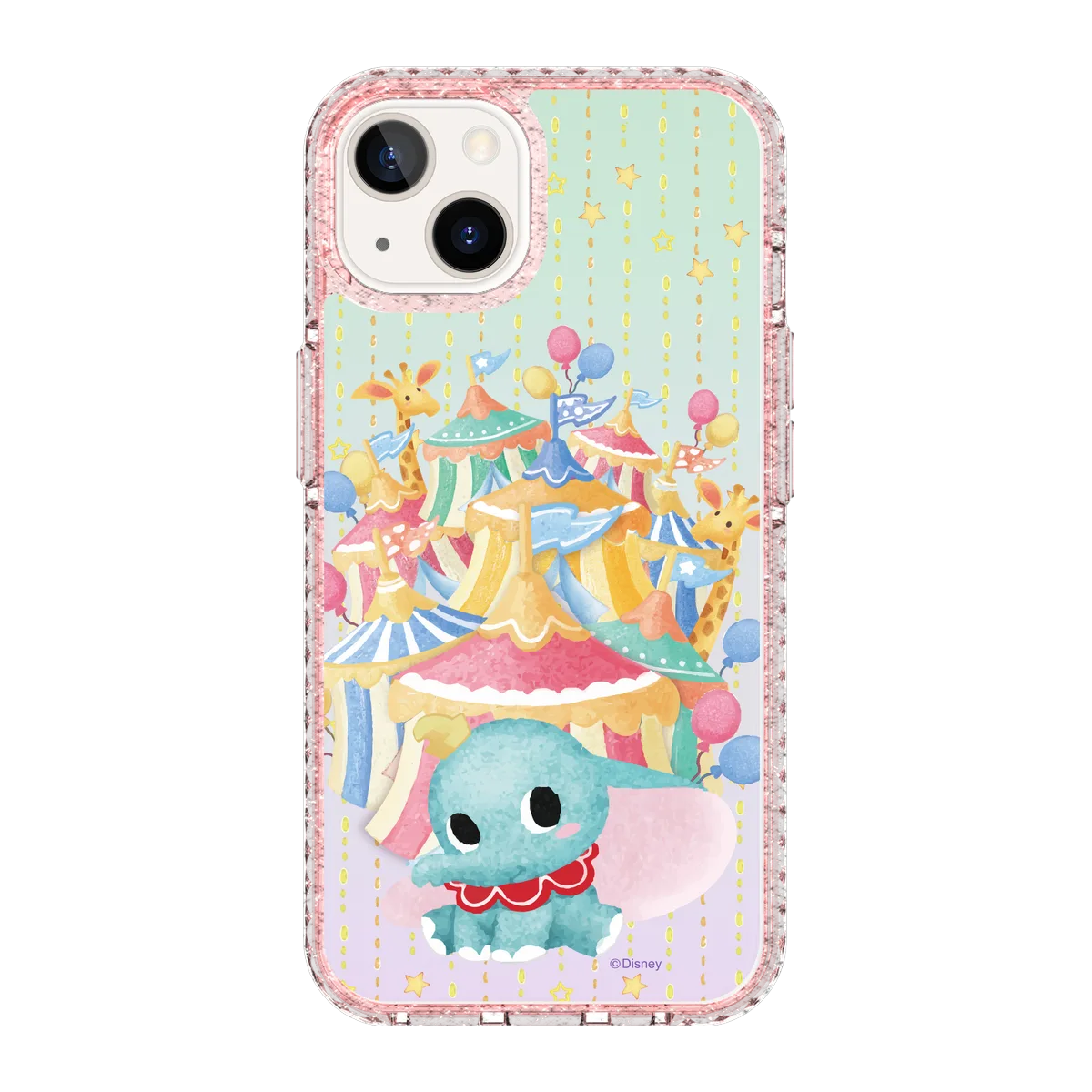 3517-iphone-13-golden-case-magsafe-compatible-pink-glitter
