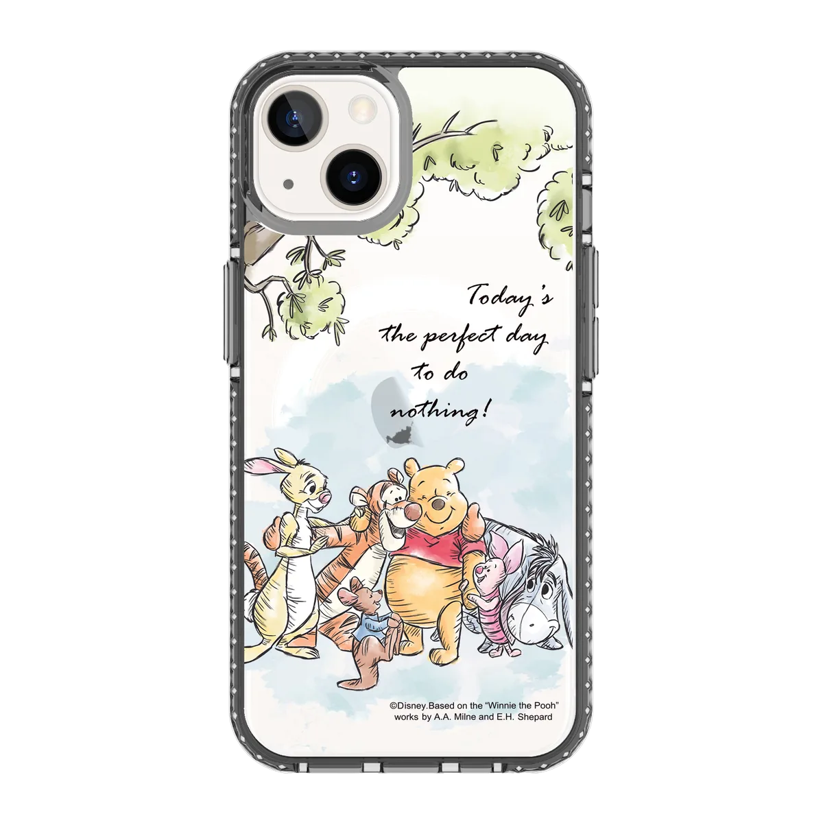 3529-iphone-13-golden-case-magsafe-compatible-transparent-black
