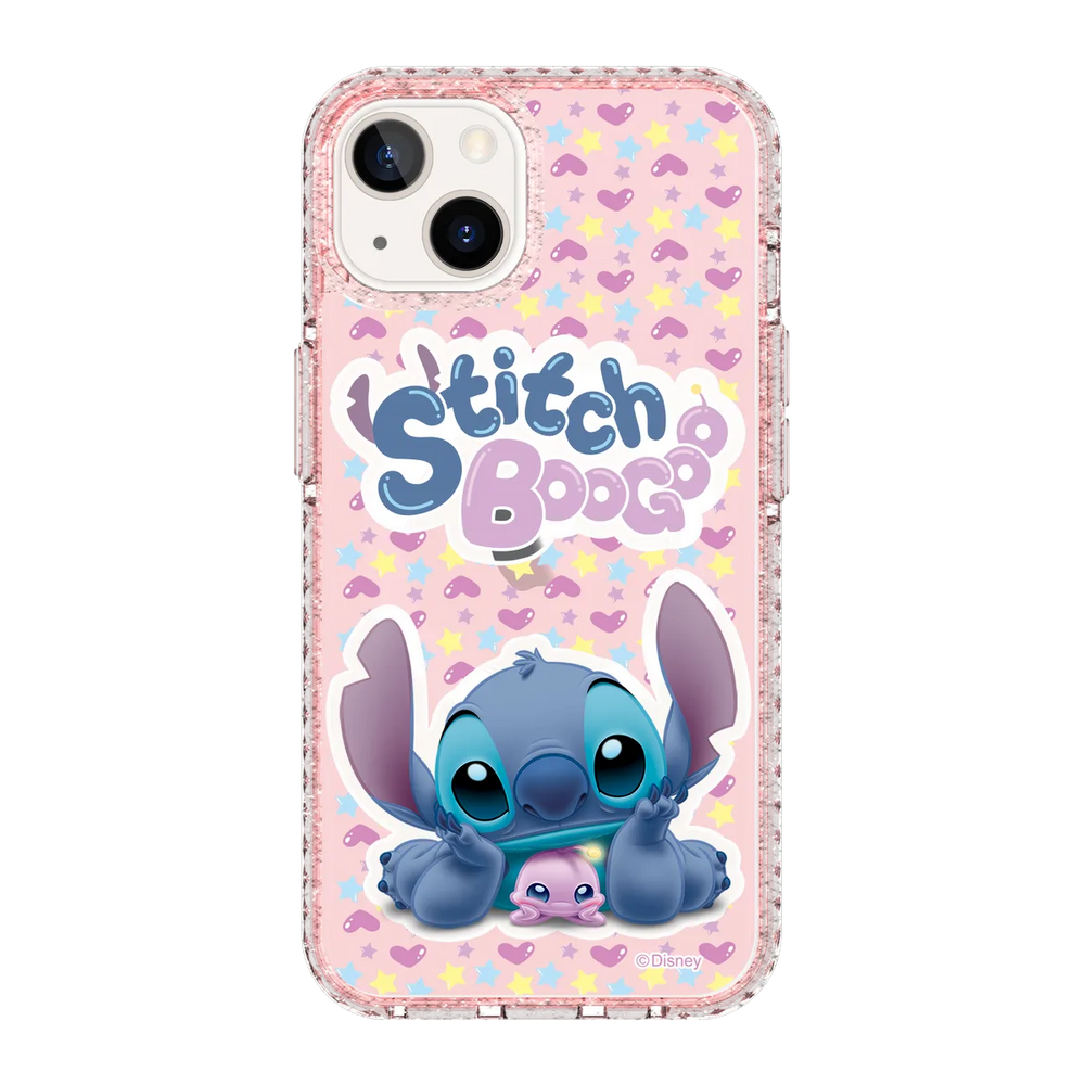 3544-iphone-13-golden-case-magsafe-compatible-pink-glitter