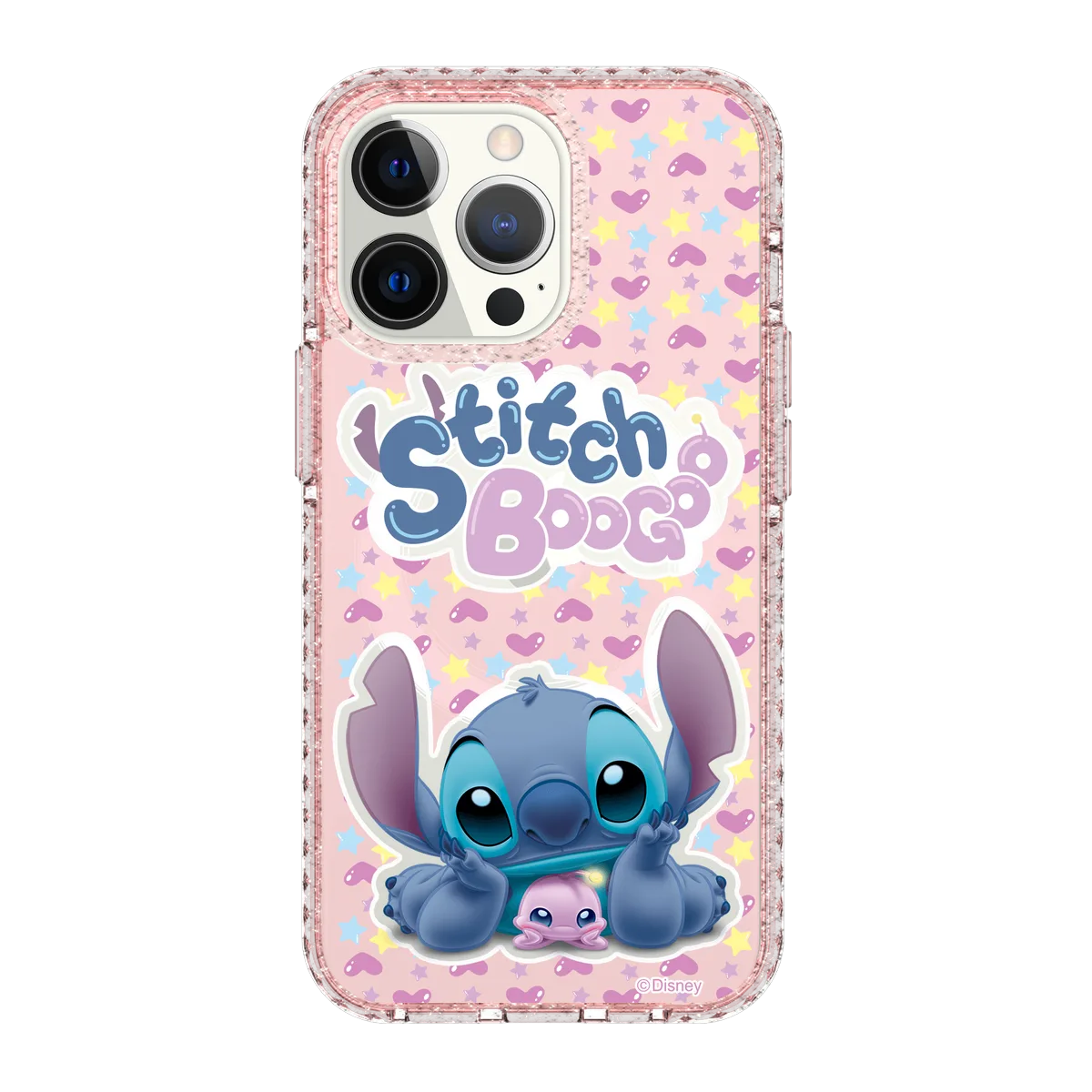 3544-iphone-13-pro-golden-case-magsafe-compatible-pink-glitter